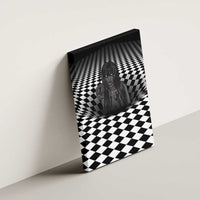 3D Illusion Horror Halloween Canvas Wall Art Scary Ghost - Wonder Print Shop