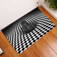 3D Illusion Horror Halloween Rubber Doormat Scary Ghost - Wonder Print Shop