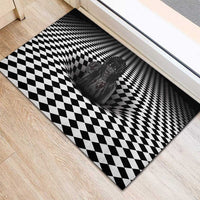 3D Illusion Horror Halloween Rubber Doormat Scary Ghost - Wonder Print Shop
