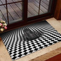 3D Illusion Horror Halloween Rubber Doormat Scary Ghost - Wonder Print Shop
