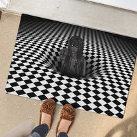 3D Illusion Horror Halloween Rubber Doormat Scary Ghost - Wonder Print Shop