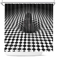 3D Illusion Horror Halloween Shower Curtain Scary Ghost - Wonder Print Shop