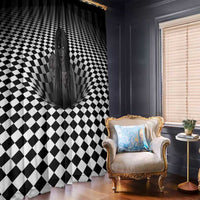 3D Illusion Horror Halloween Window Curtain Scary Ghost - Wonder Print Shop