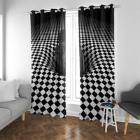 3D Illusion Horror Halloween Window Curtain Scary Ghost - Wonder Print Shop