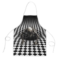 3D Illusion Halloween Apron Horror Monster - Wonder Print Shop