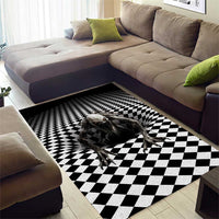 3D Illusion Halloween Area Rug Horror Monster - Wonder Print Shop