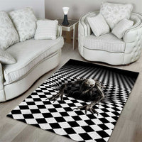 3D Illusion Halloween Area Rug Horror Monster - Wonder Print Shop