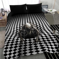 3D Illusion Halloween Bedding Set Horror Monster - Wonder Print Shop