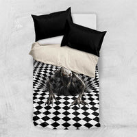 3D Illusion Halloween Bedding Set Horror Monster - Wonder Print Shop