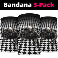 3D Illusion Halloween Neck Gaiter Horror Monster - Wonder Print Shop