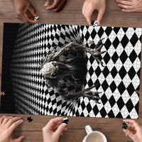 3D Illusion Halloween Puzzle Horror Monster - Wonder Print Shop