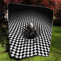 3D Illusion Halloween Quilt Horror Monster - Wonder Print Shop