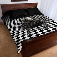 3D Illusion Halloween Quilt Bed Set Horror Monster - Wonder Print Shop