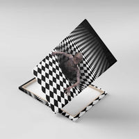 3D Illusion Horror Halloween Canvas Wall Art Horrible Scary Zombie - Wonder Print Shop