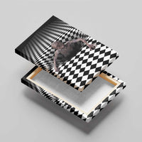 3D Illusion Horror Halloween Canvas Wall Art Horrible Scary Zombie - Wonder Print Shop