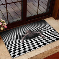 3D Illusion Horror Halloween Rubber Doormat Horrible Scary Zombie - Wonder Print Shop