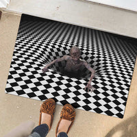 3D Illusion Horror Halloween Rubber Doormat Horrible Scary Zombie - Wonder Print Shop