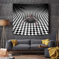 3D Illusion Horror Halloween Tapestry Horrible Scary Zombie - Wonder Print Shop