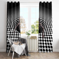3D Illusion Horror Halloween Window Curtain Horrible Scary Zombie - Wonder Print Shop