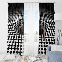 3D Illusion Horror Halloween Window Curtain Horrible Scary Zombie - Wonder Print Shop