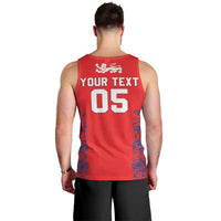 Custom England Cricket Men Tank Top Go Three Lions Simple Style LT05 - Wonder Print Shop