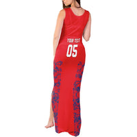 Custom England Cricket Tank Maxi Dress Go Three Lions Simple Style LT05 - Wonder Print Shop
