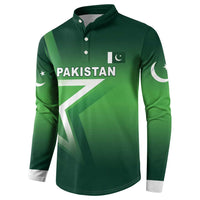 Custom Pakistan Cricket Button Sweatshirt Go Champions Shaheens LT05 - Wonder Print Shop