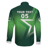 Custom Pakistan Cricket Family Matching Off The Shoulder Long Sleeve Dress and Hawaiian Shirt Go Champions Shaheens LT05 - Wonder Print Shop