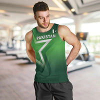 Custom Pakistan Cricket Men Tank Top Go Champions Shaheens LT05 - Wonder Print Shop