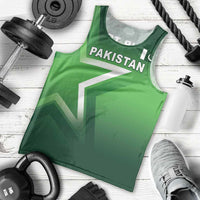 Custom Pakistan Cricket Men Tank Top Go Champions Shaheens LT05 - Wonder Print Shop