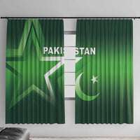 Pakistan Cricket Window Curtain Go Champions Shaheens LT05 - Wonder Print Shop