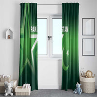 Pakistan Cricket Window Curtain Go Champions Shaheens LT05 - Wonder Print Shop