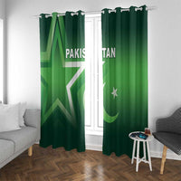 Pakistan Cricket Window Curtain Go Champions Shaheens LT05 - Wonder Print Shop