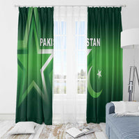 Pakistan Cricket Window Curtain Go Champions Shaheens LT05 - Wonder Print Shop
