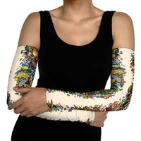 Hawaii And Japan Arm Sleeves Tiki With Oni Mask - Wonder Print Shop