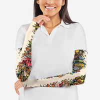 Hawaii And Japan Arm Sleeves Tiki With Oni Mask - Wonder Print Shop
