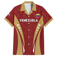 Custom Venezuela Football Family Matching Off The Shoulder Long Sleeve Dress and Hawaiian Shirt Go Champions