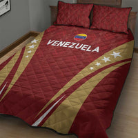 Venezuela Football Quilt Bed Set Go Champions