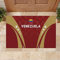 Venezuela Football Rubber Doormat Go Champions