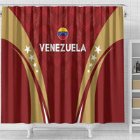 Venezuela Football Shower Curtain Go Champions