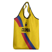 Colombia Football Grocery Bag Vamos La Tricolor Retro Style