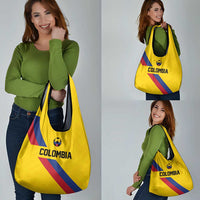 Colombia Football Grocery Bag Vamos La Tricolor Retro Style