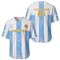 Custom Argentina Football Baseball Jersey Albiceleste Unique Style