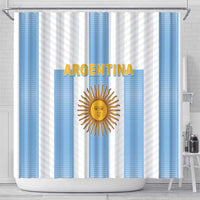 Argentina Football Shower Curtain Albiceleste Unique Style