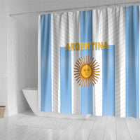 Argentina Football Shower Curtain Albiceleste Unique Style