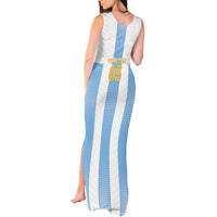 Custom Argentina Football Tank Maxi Dress Albiceleste Unique Style