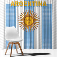 Argentina Football Window Curtain Albiceleste Unique Style