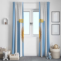 Argentina Football Window Curtain Albiceleste Unique Style