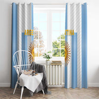 Argentina Football Window Curtain Albiceleste Unique Style