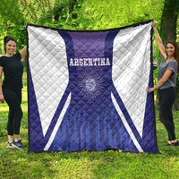 Argentina 2025 Football Quilt Purple Version